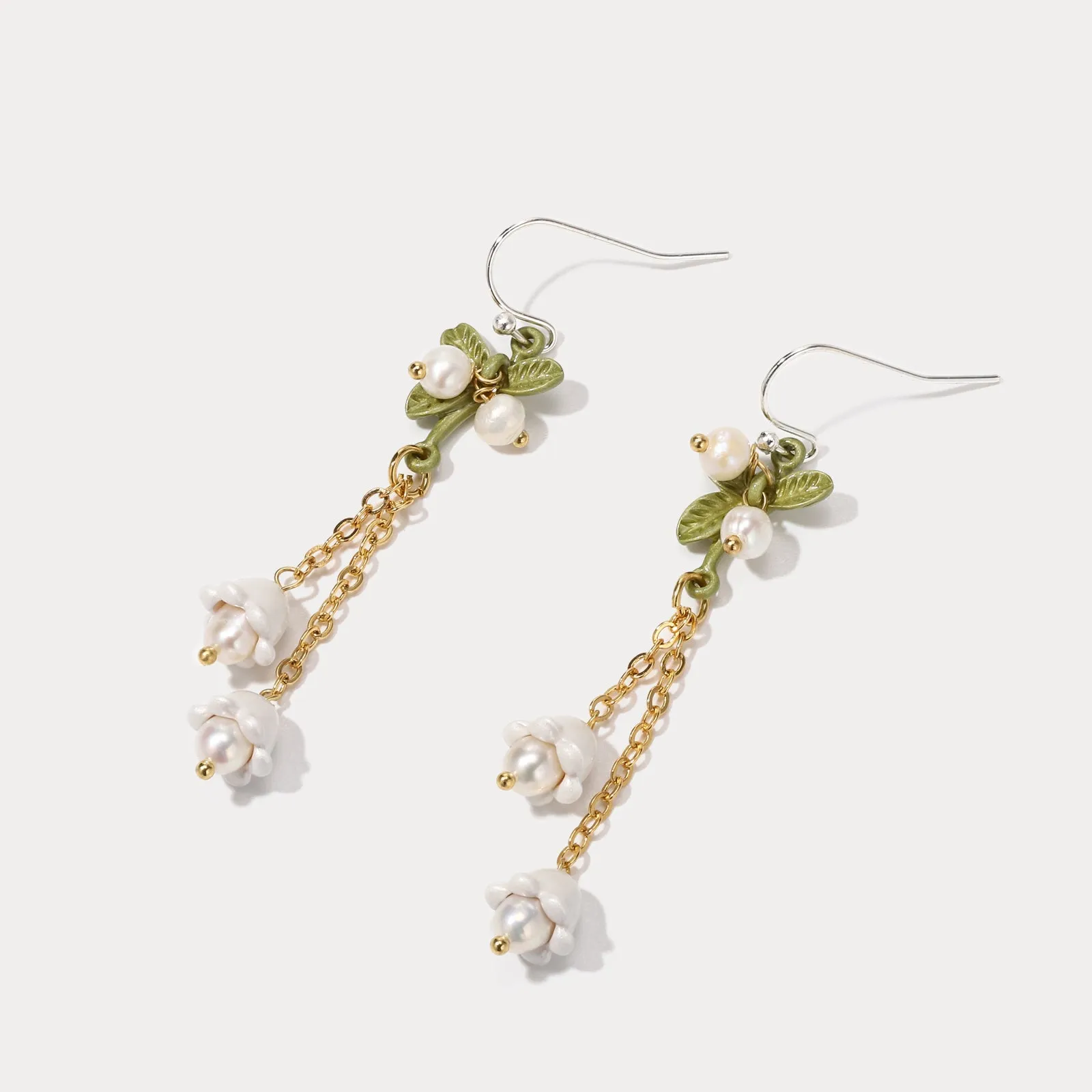 Lily Of The Valley Tassel Earrings