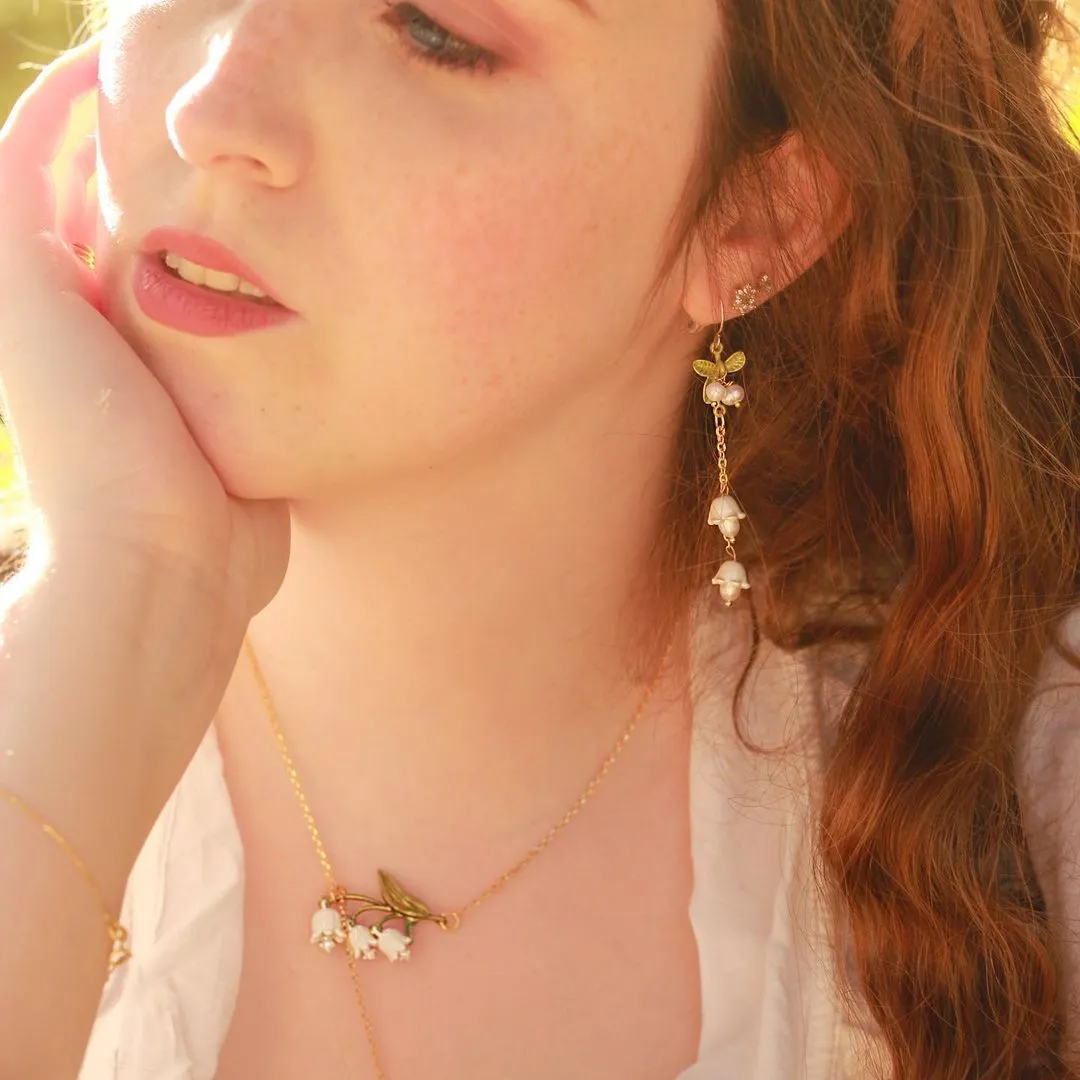 Lily Of The Valley Tassel Earrings