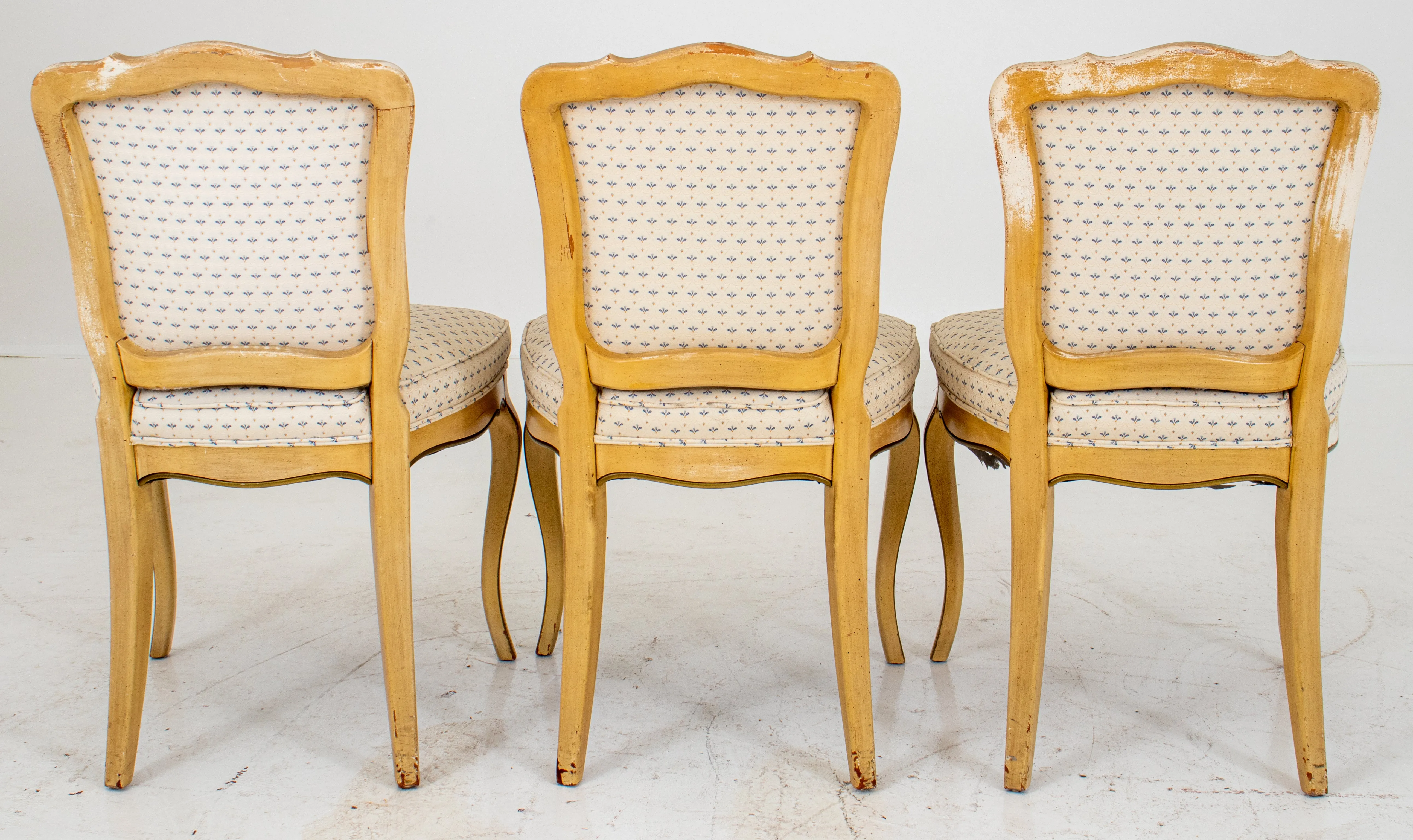 Louis XV Provincial Style Painted Chairs