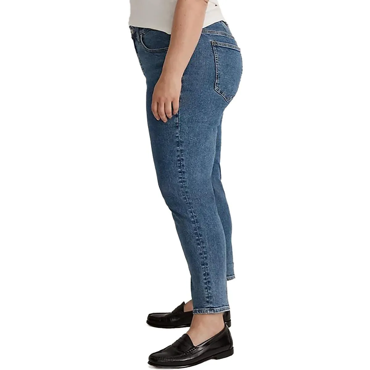 Madewell Womens Plus Mid-Rise Perfect Vintage Skinny Jeans