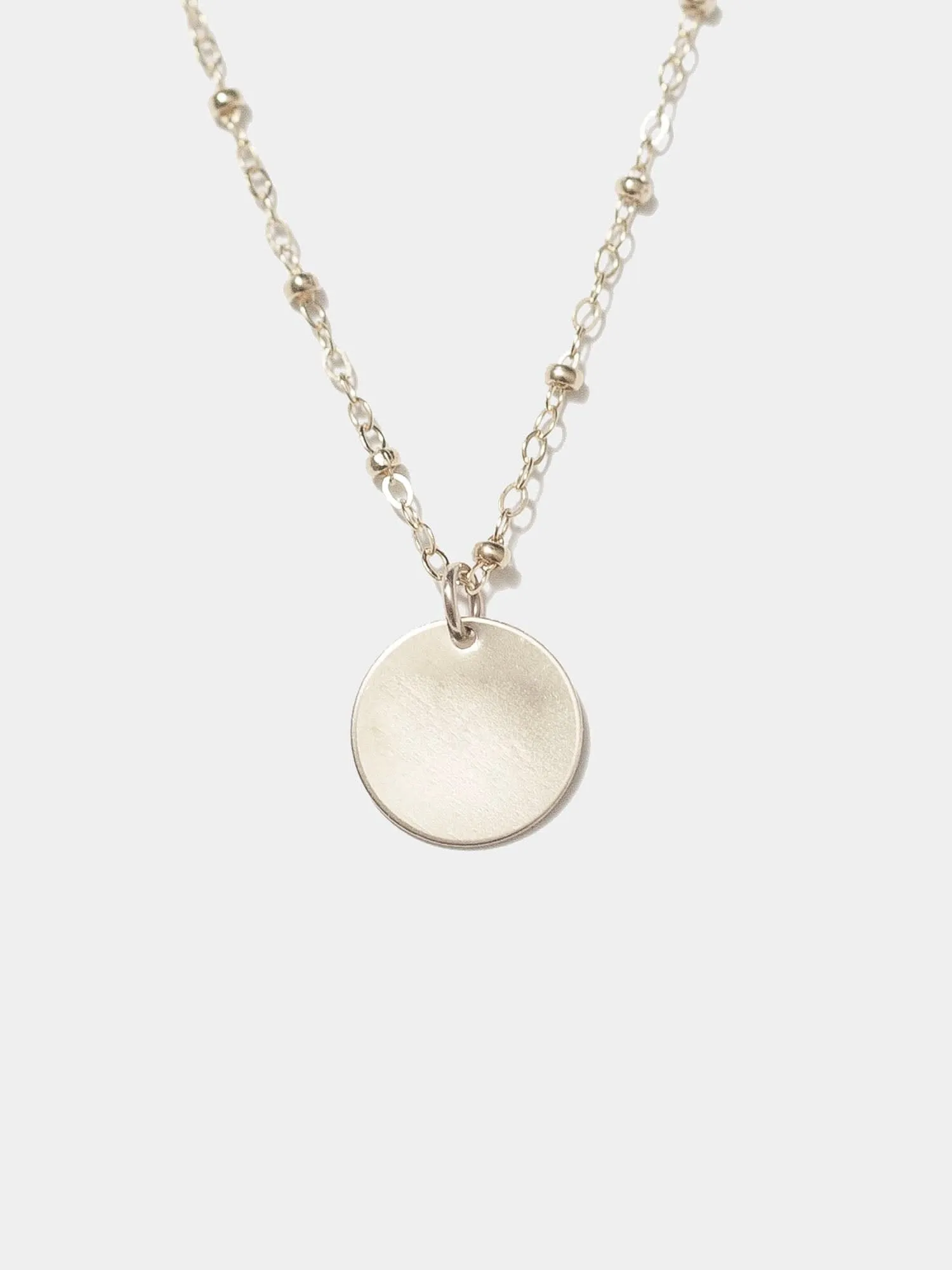 Mantra Disc Necklace