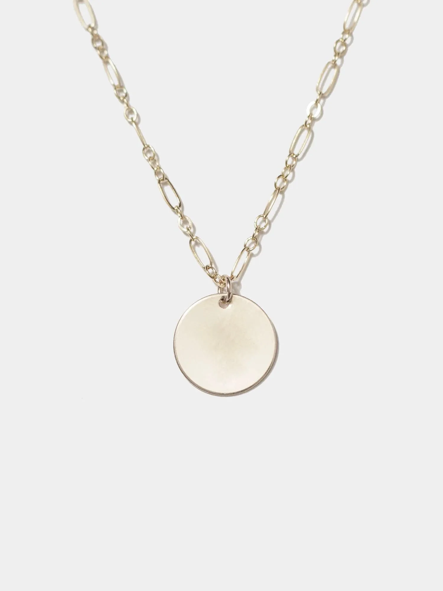 Mantra Disc Necklace