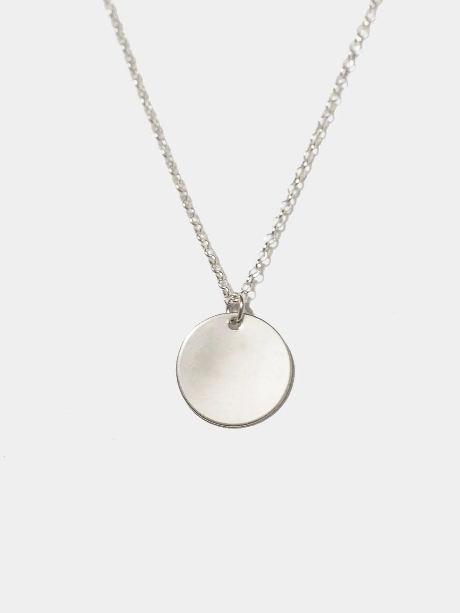 Mantra Disc Necklace