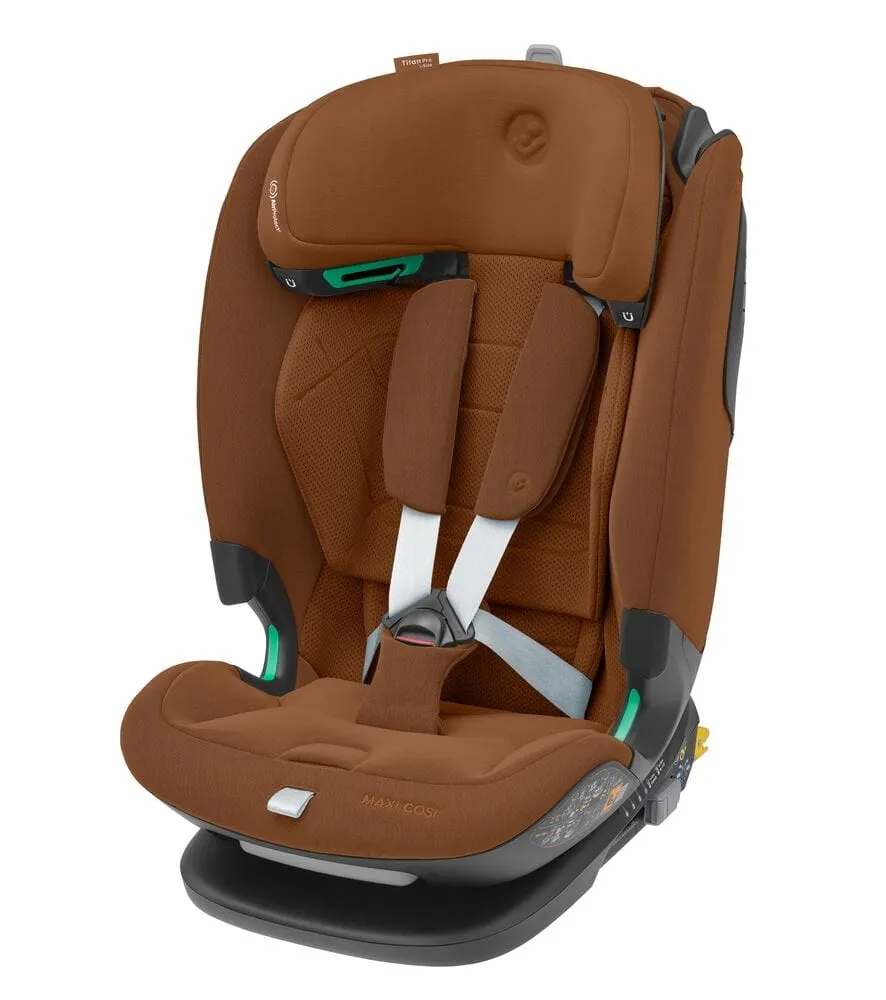 Maxi Cosi Titan Pro 2023 i-Size Car Seat - Authentic Cognac