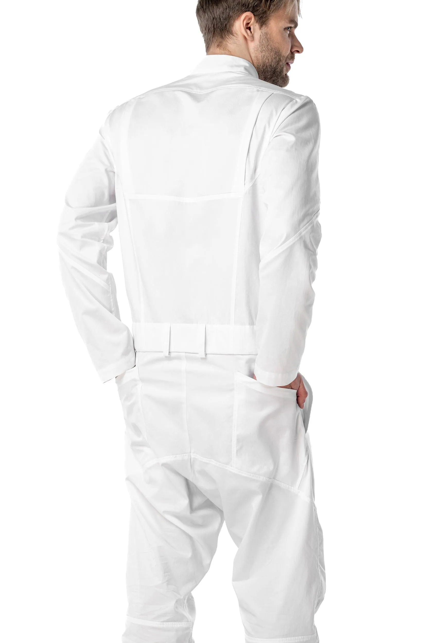 Men jumpsuit Zehat White