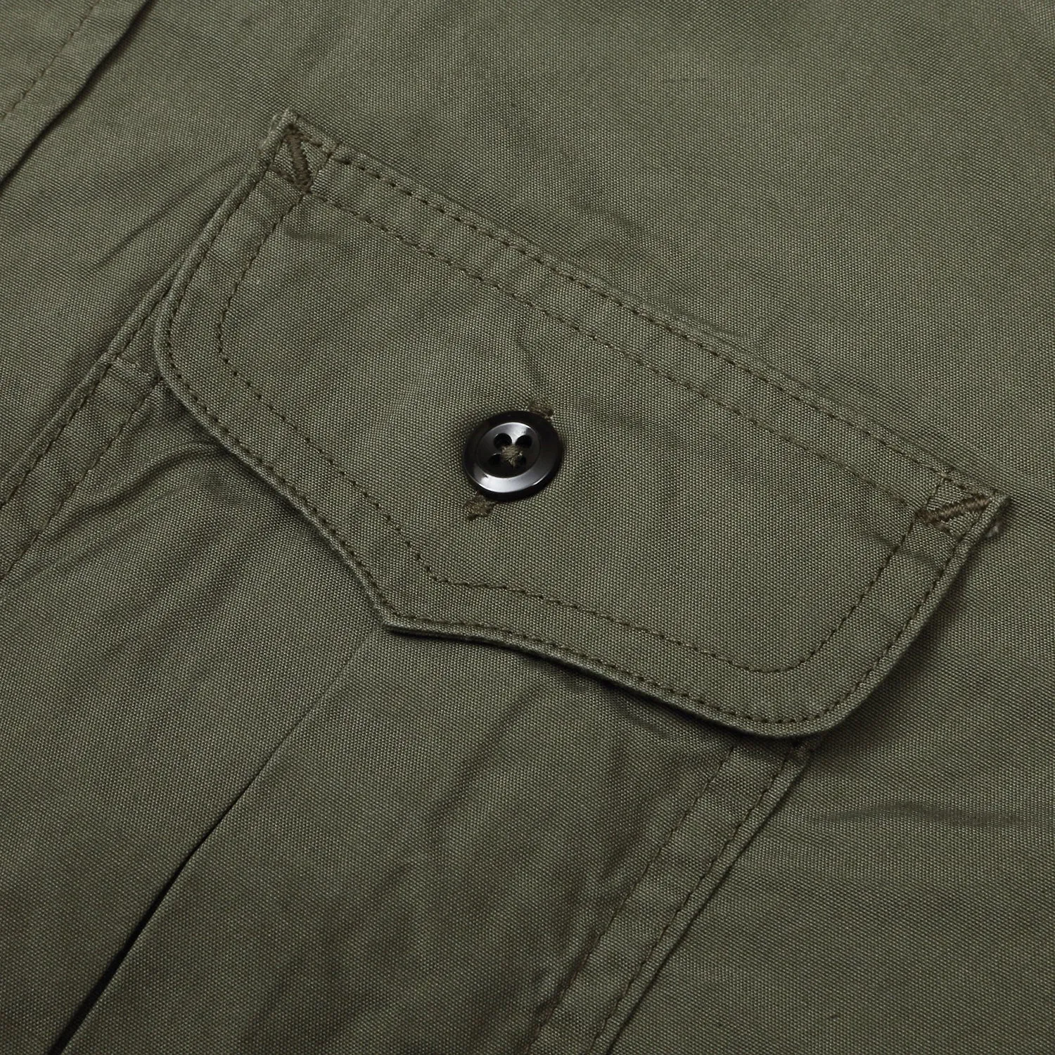 Monitaly - Triple Needle Shirt - Olive