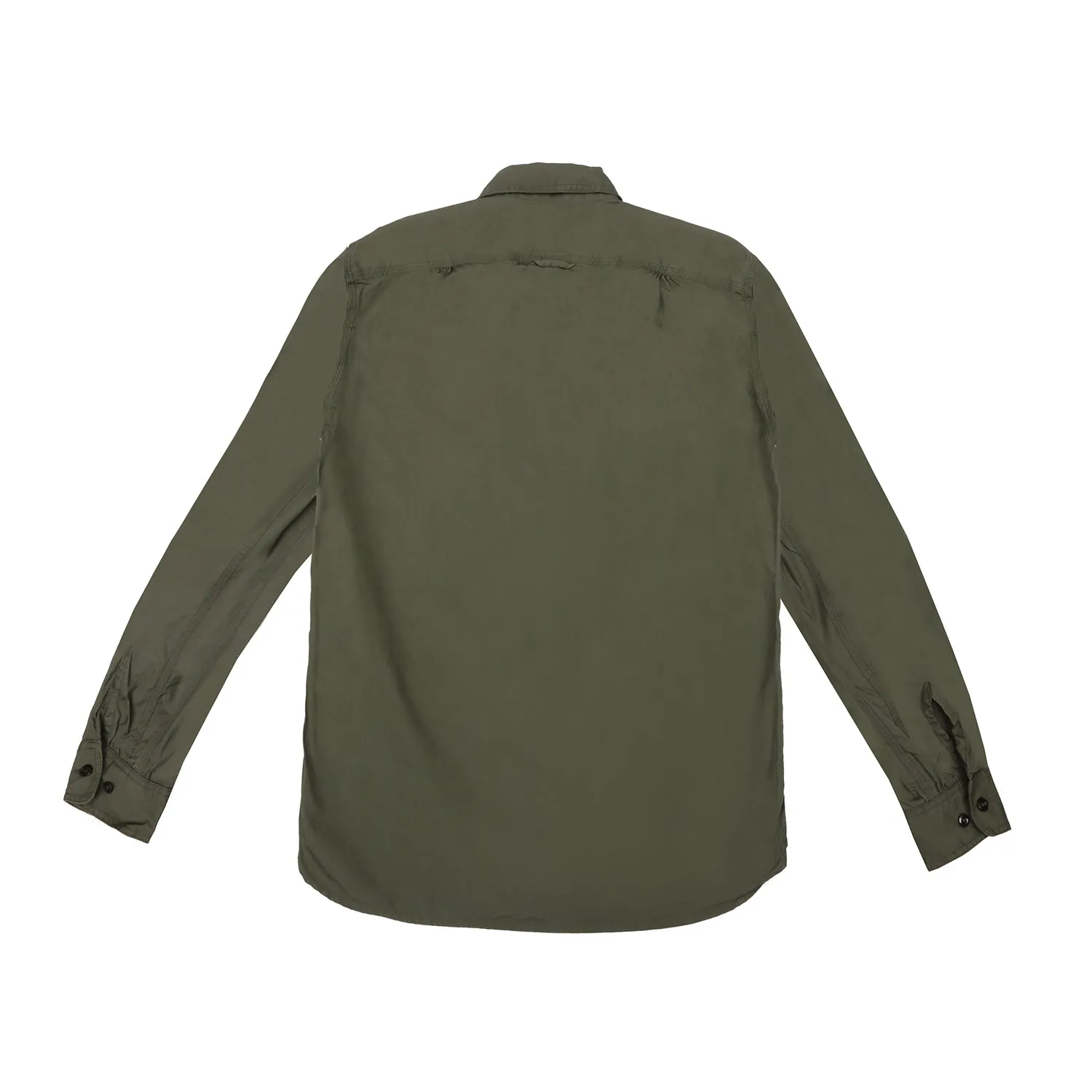 Monitaly - Triple Needle Shirt - Olive