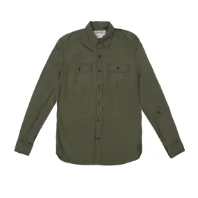 Monitaly - Triple Needle Shirt - Olive