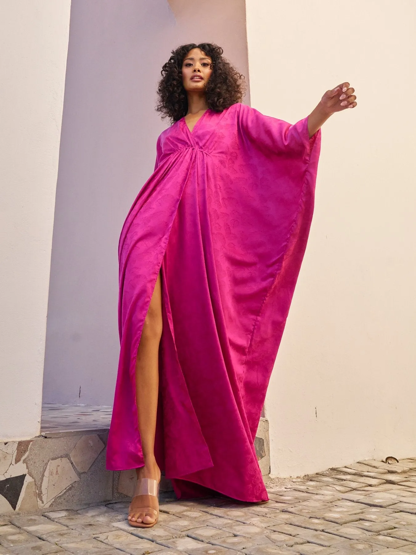 Naim Dress - Zeen Fuchsia