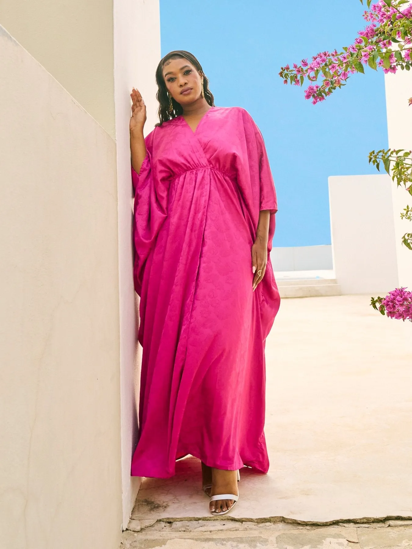 Naim Dress - Zeen Fuchsia