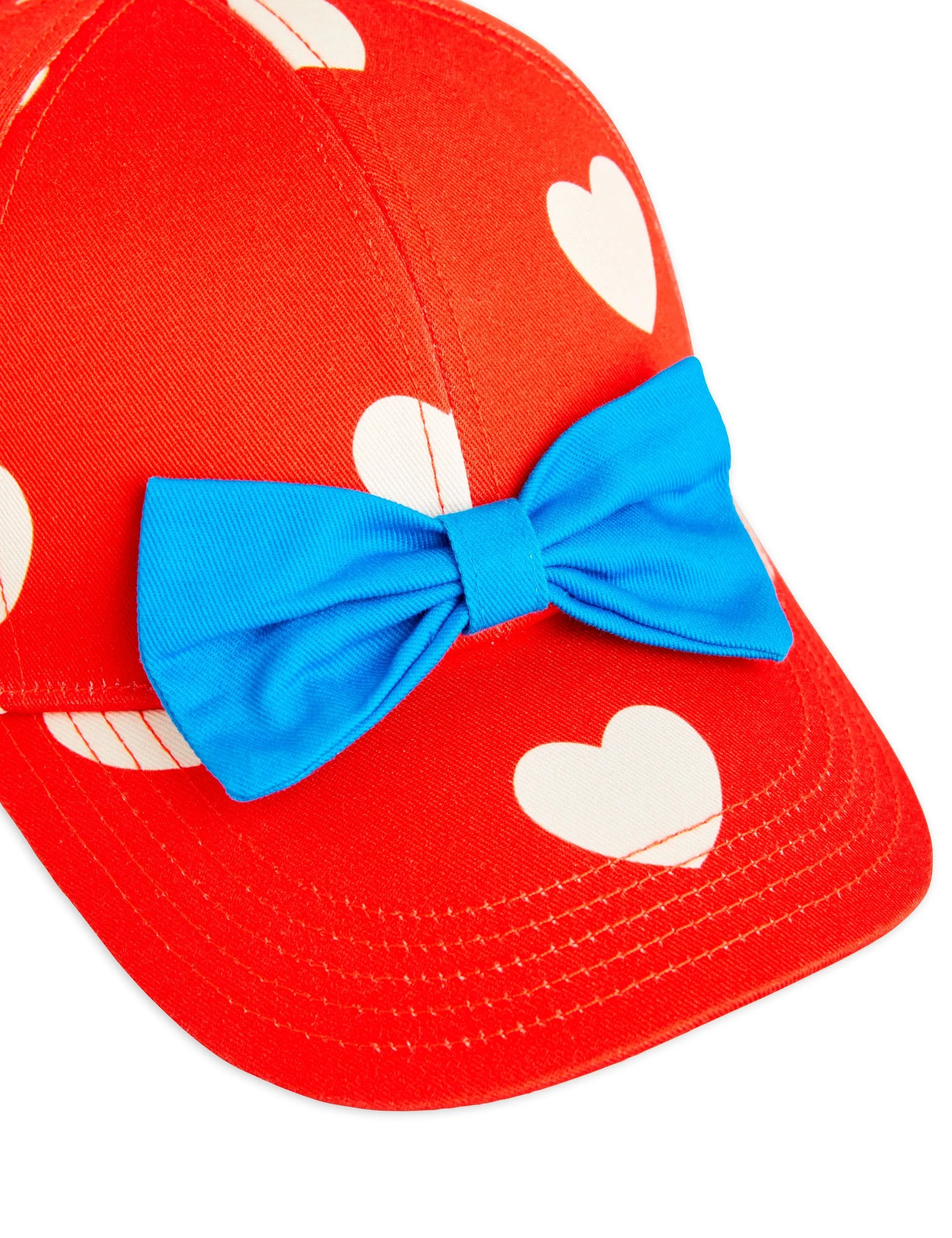 NEW Mini Rodini | Hearts aop bow cap