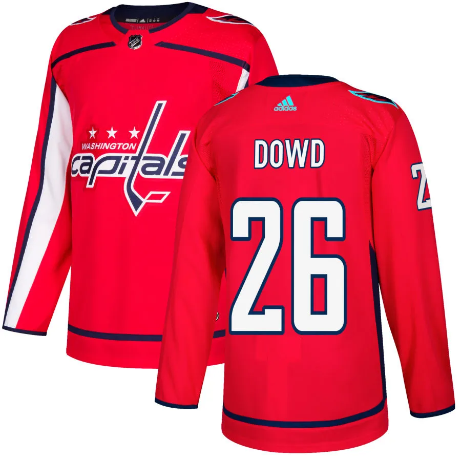 Nic Dowd Washington Capitals adidas Authentic Jersey - Red