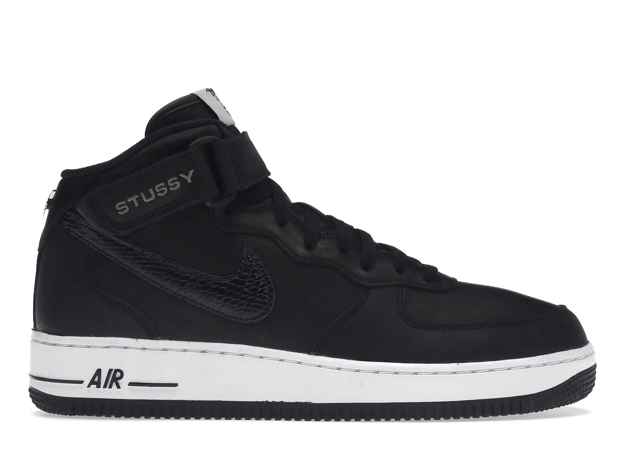 Nike Air Force 1 Mid Stussy Black White