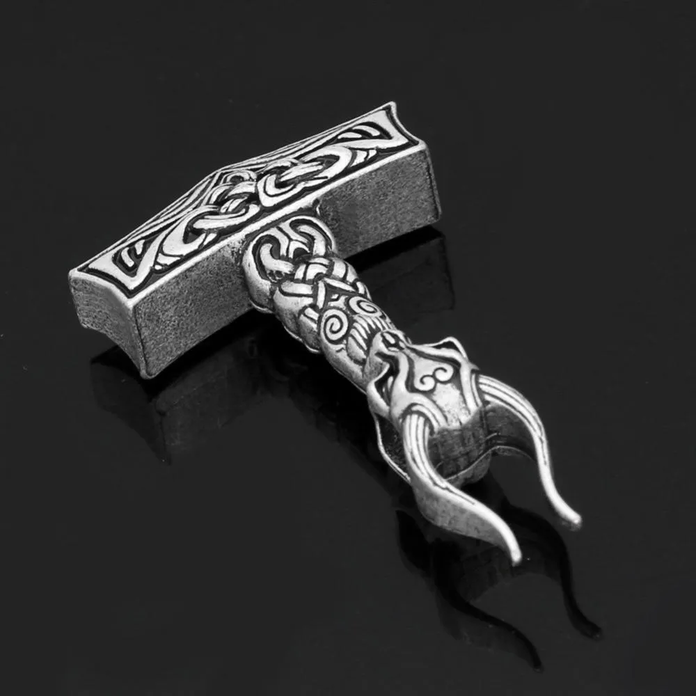 Nordic Viking Sheep Head Hammer Pendant