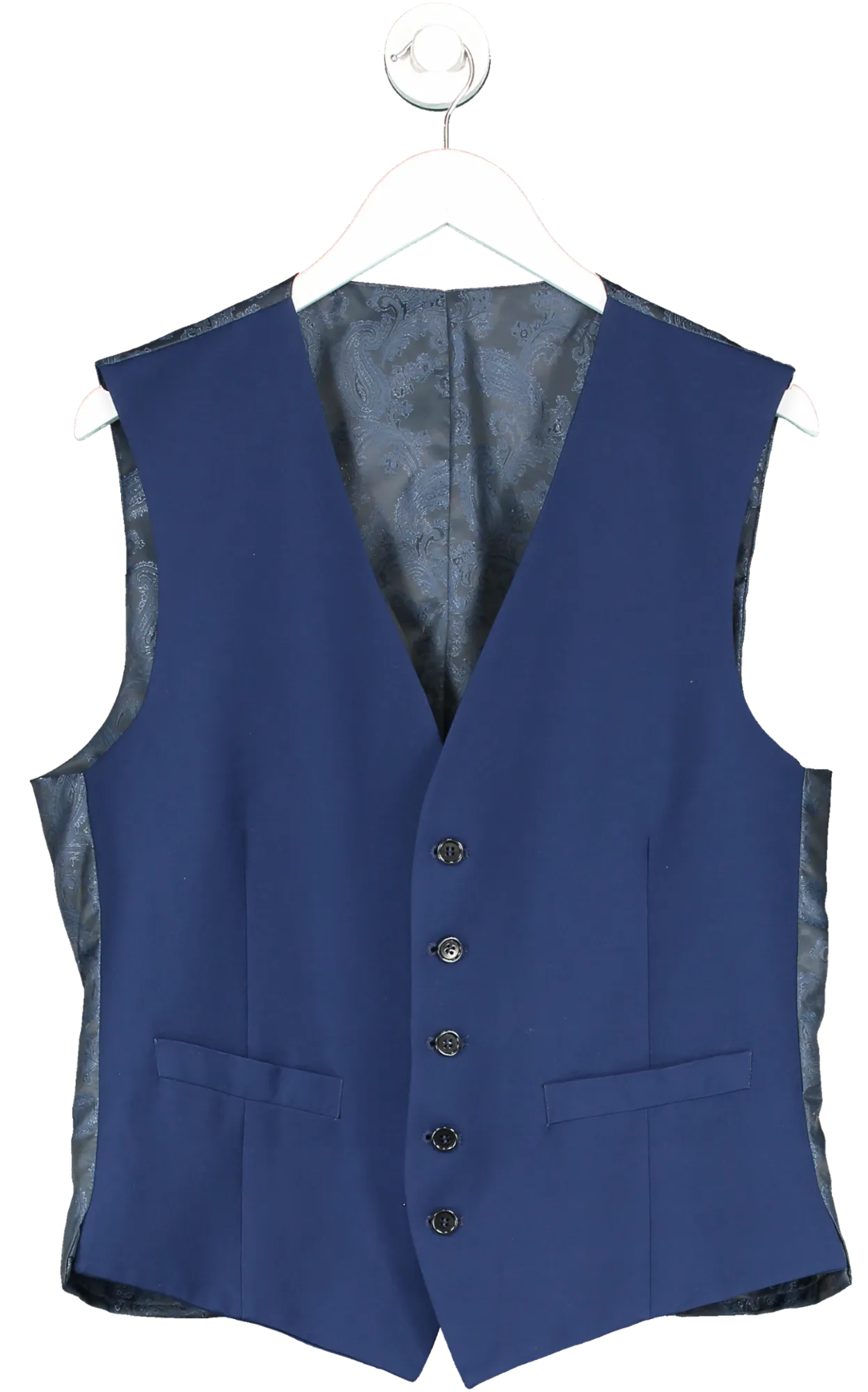 occasions Blue Three Piece Suit UK L