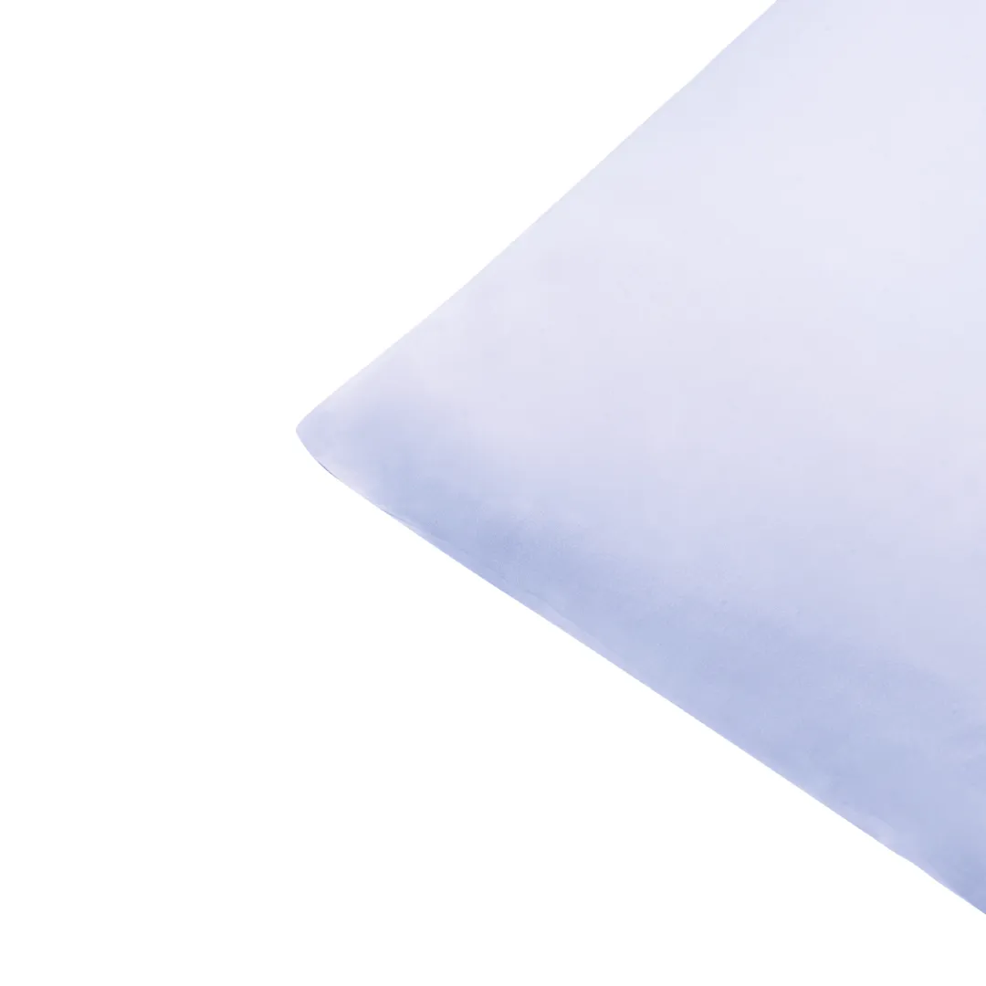 Organic Vegan Eucalyptus Silk Pillowcase Pair | Sky Blue