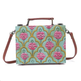 Pichwai hand-painted crossbody sling bag for women