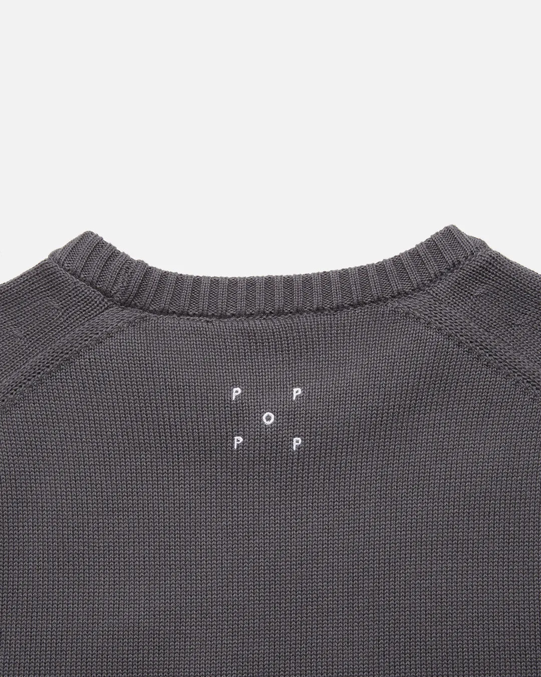 Pop & Miffy Applique Knitted Crewneck - Grey