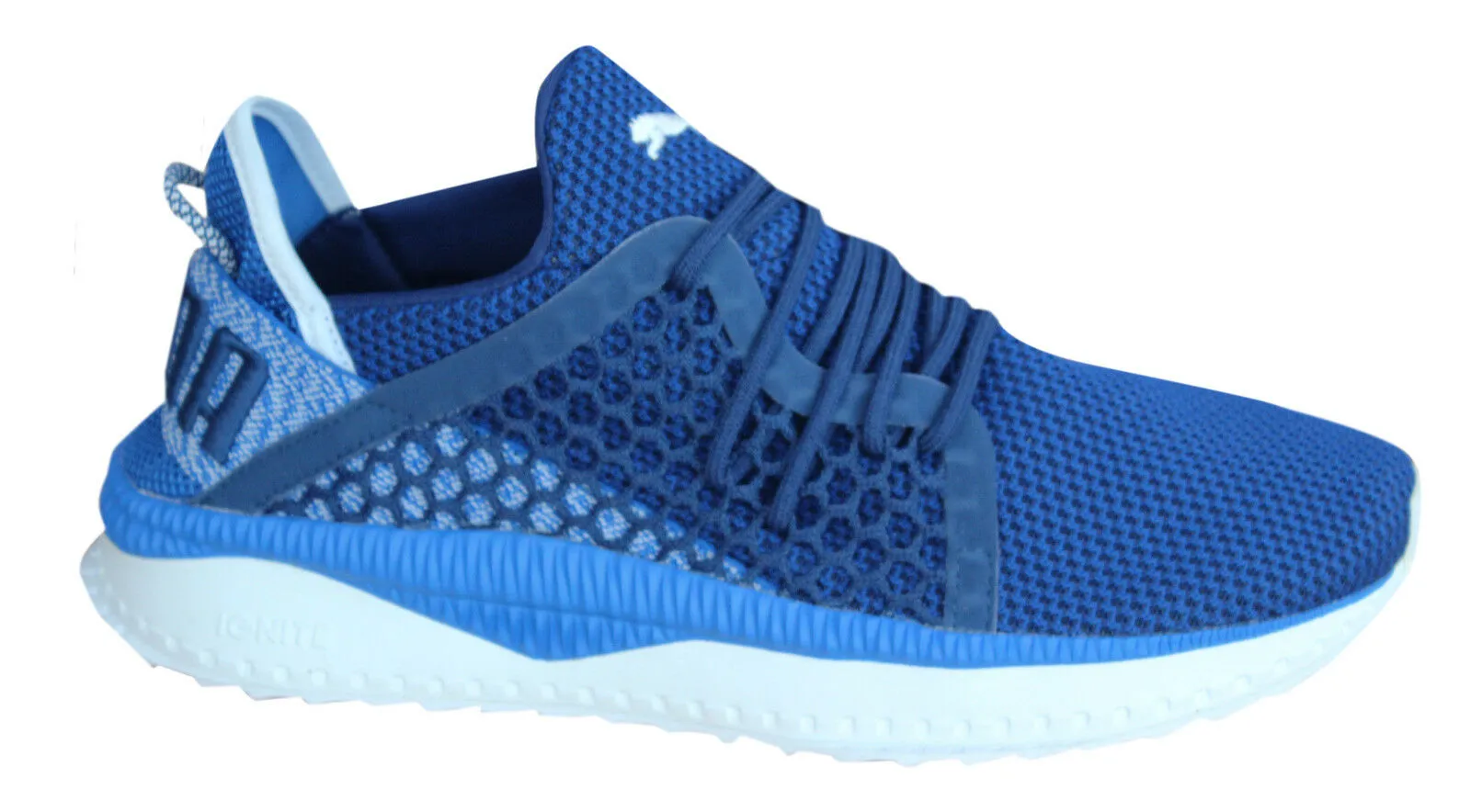 Puma Tsugi Netfit Lace Up Lapis Blue Textile Mens Trainers Shoes 364629 03 X5A