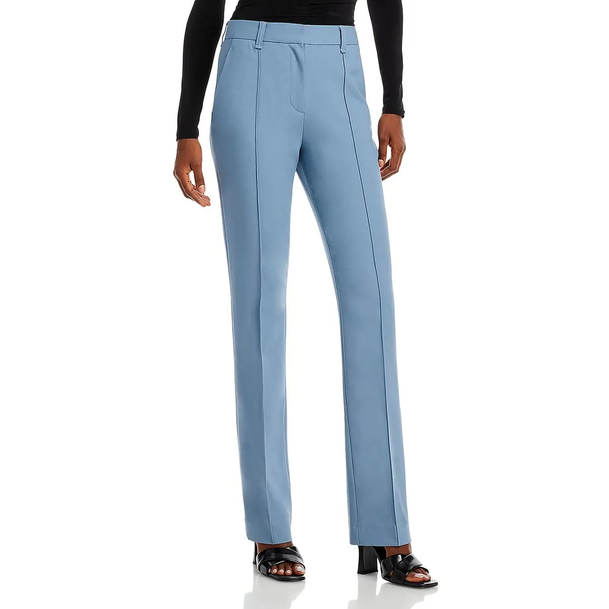 Rag & Bone Womens Wool Pintuck Trouser Pants