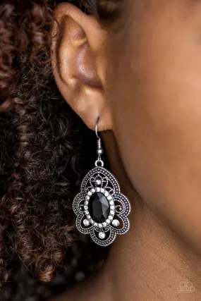 Reign Supreme Black Earrings