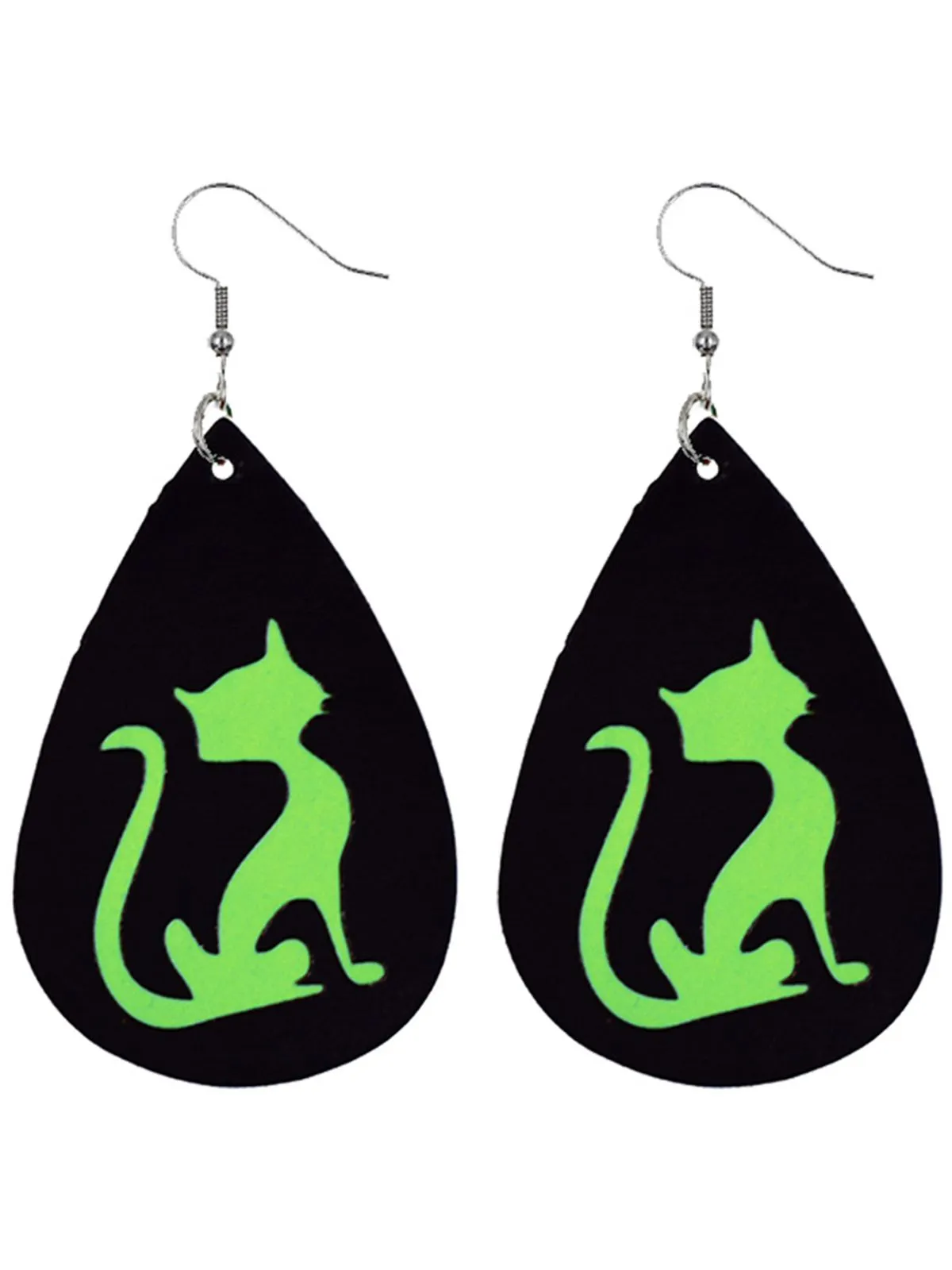 Retro Luminous Cat Drop Earring