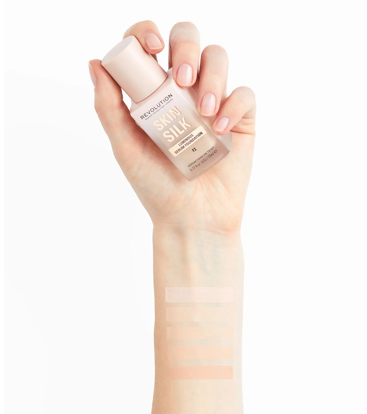 Revolution - Base de maquillaje Skin Silk Serum Foundation - F3