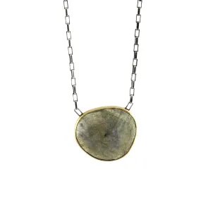 Rose Cut Labradorite Necklace