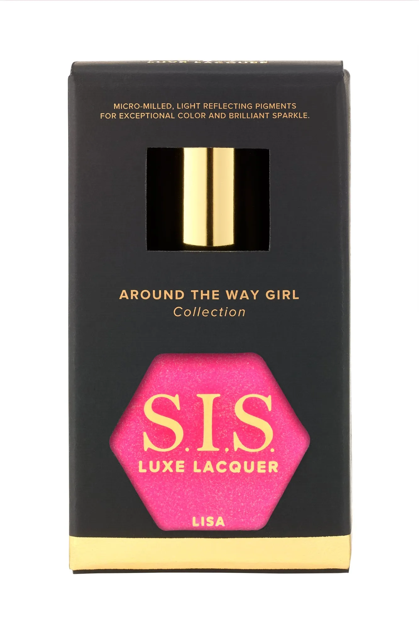 S.I.S LUXE LACQUER - LISA - BUBBLE GUM PINK