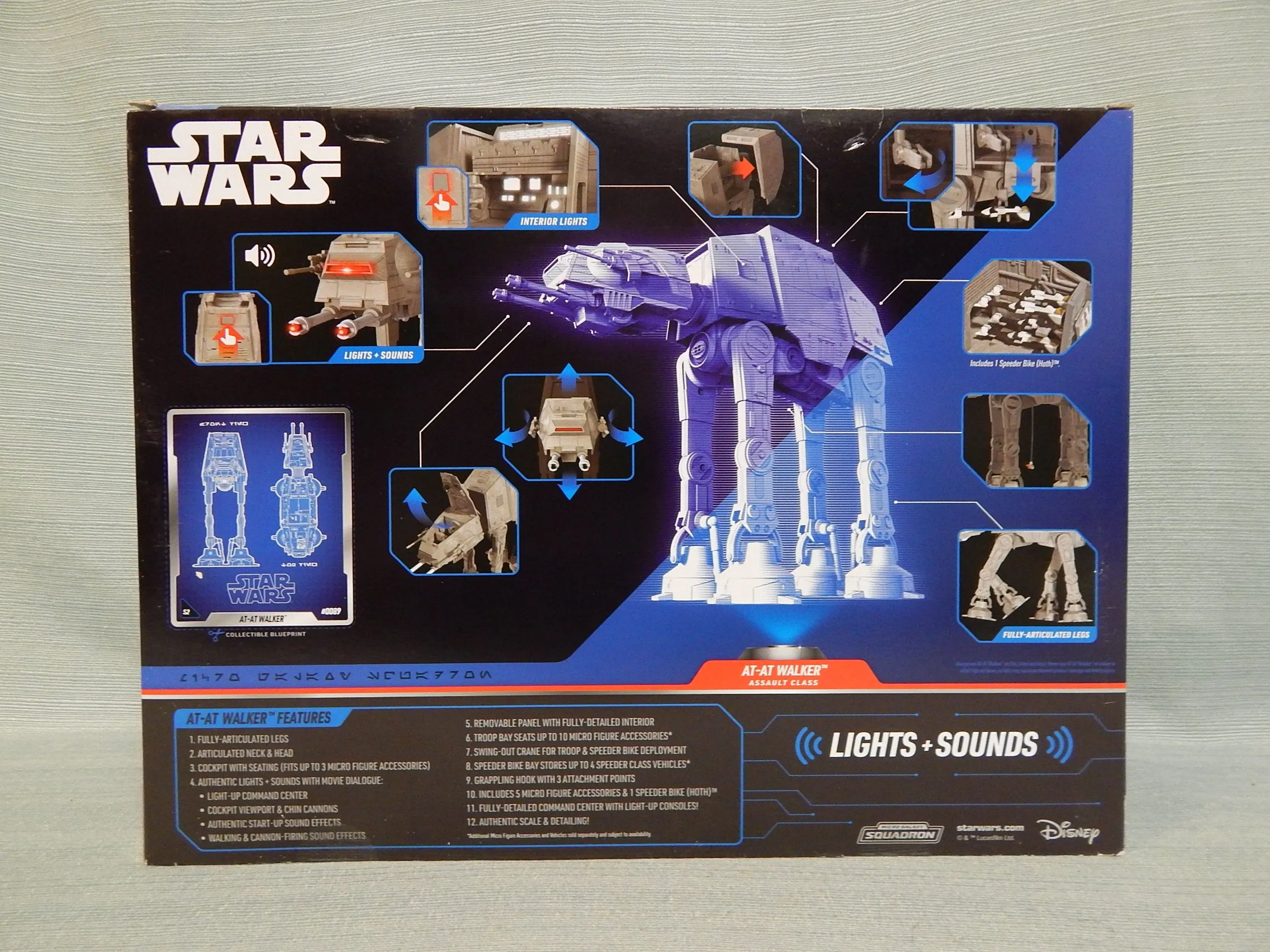 Star Wars Micro Galaxy Squadron AT-AT Walker - New in Box!