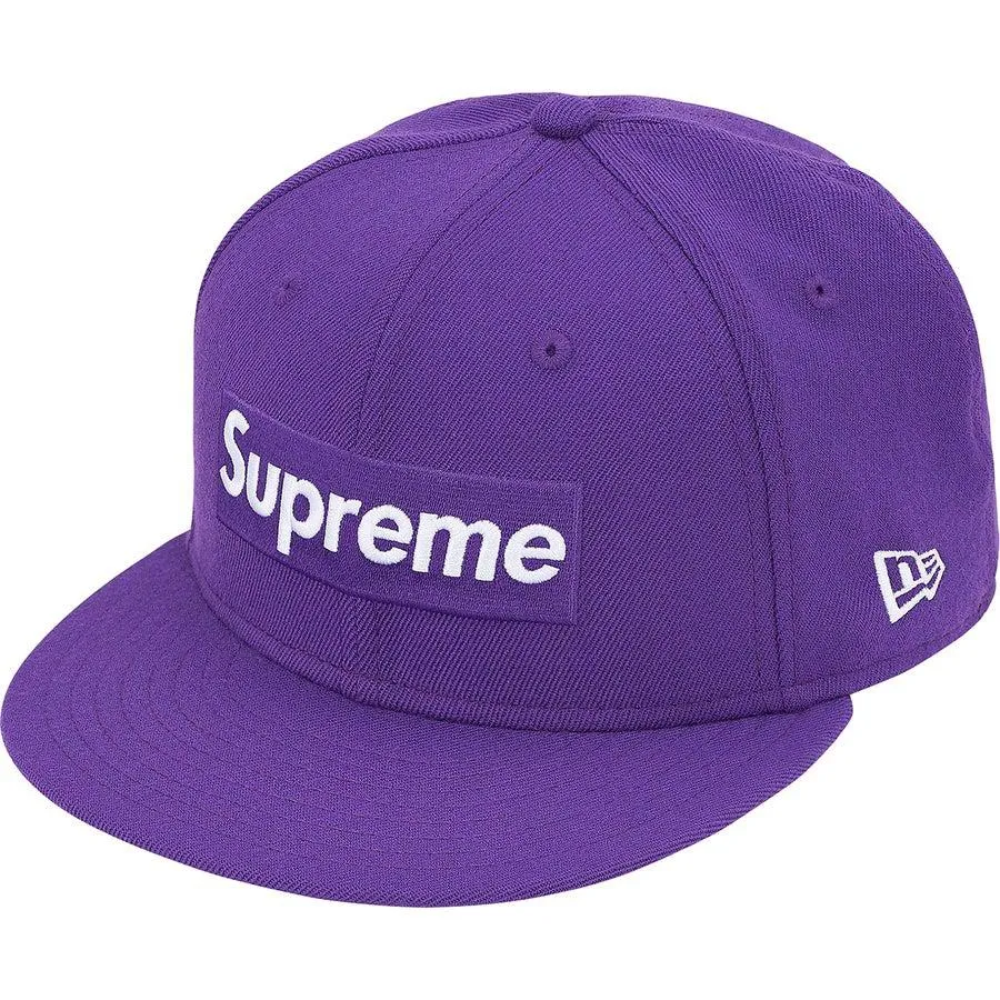 Supreme World Famous Box Logo New Era (Purple)