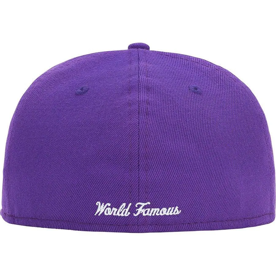 Supreme World Famous Box Logo New Era (Purple)