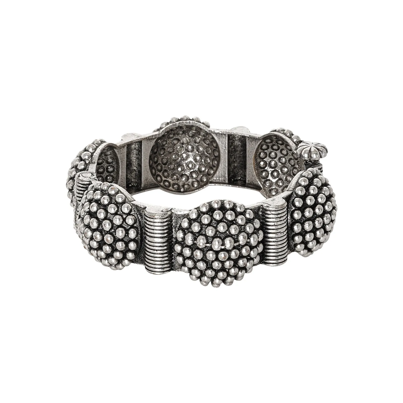 Teejh Nurat Sliver Oxidised Bracelet