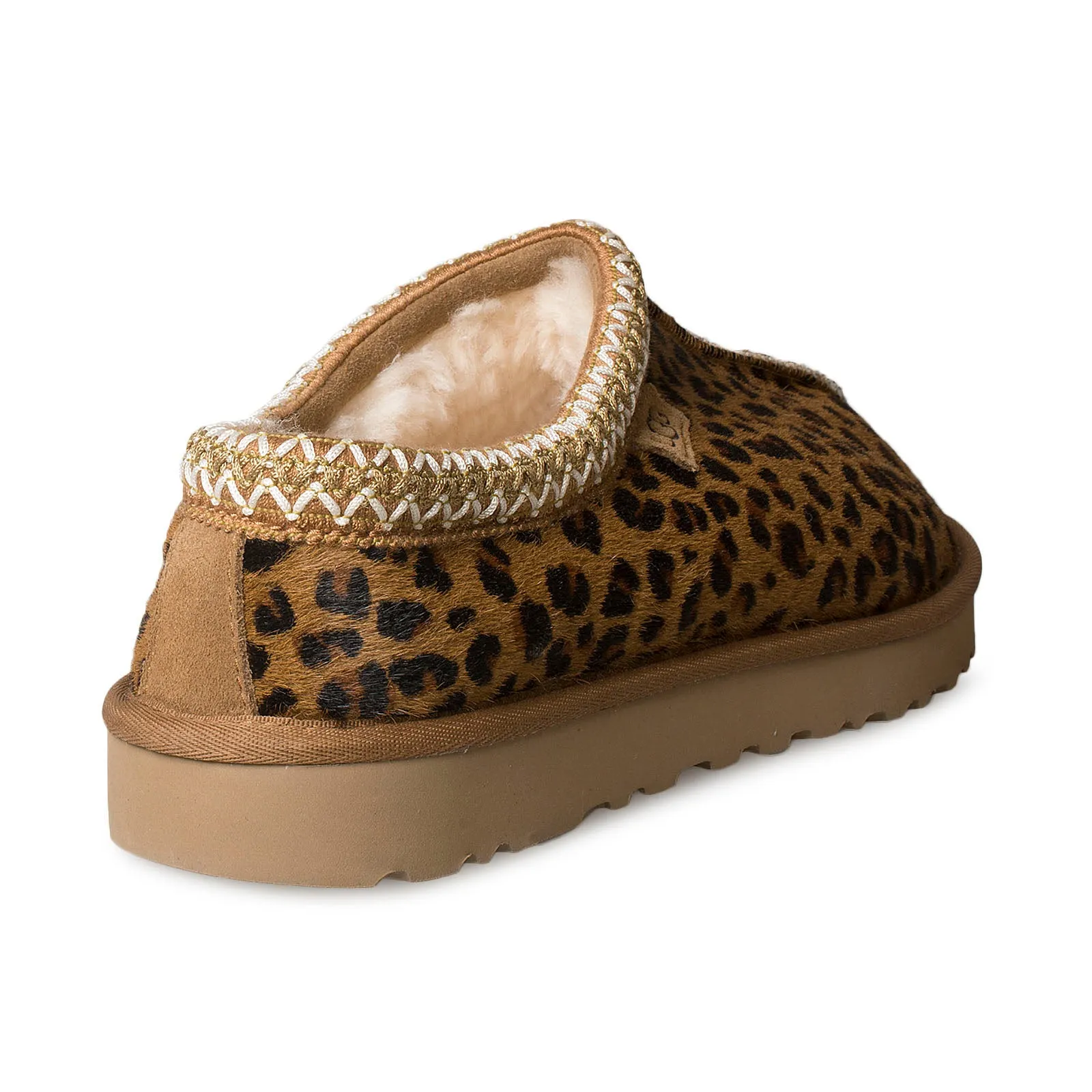 UGG Tasman Leopard Natural Slippers - Women's