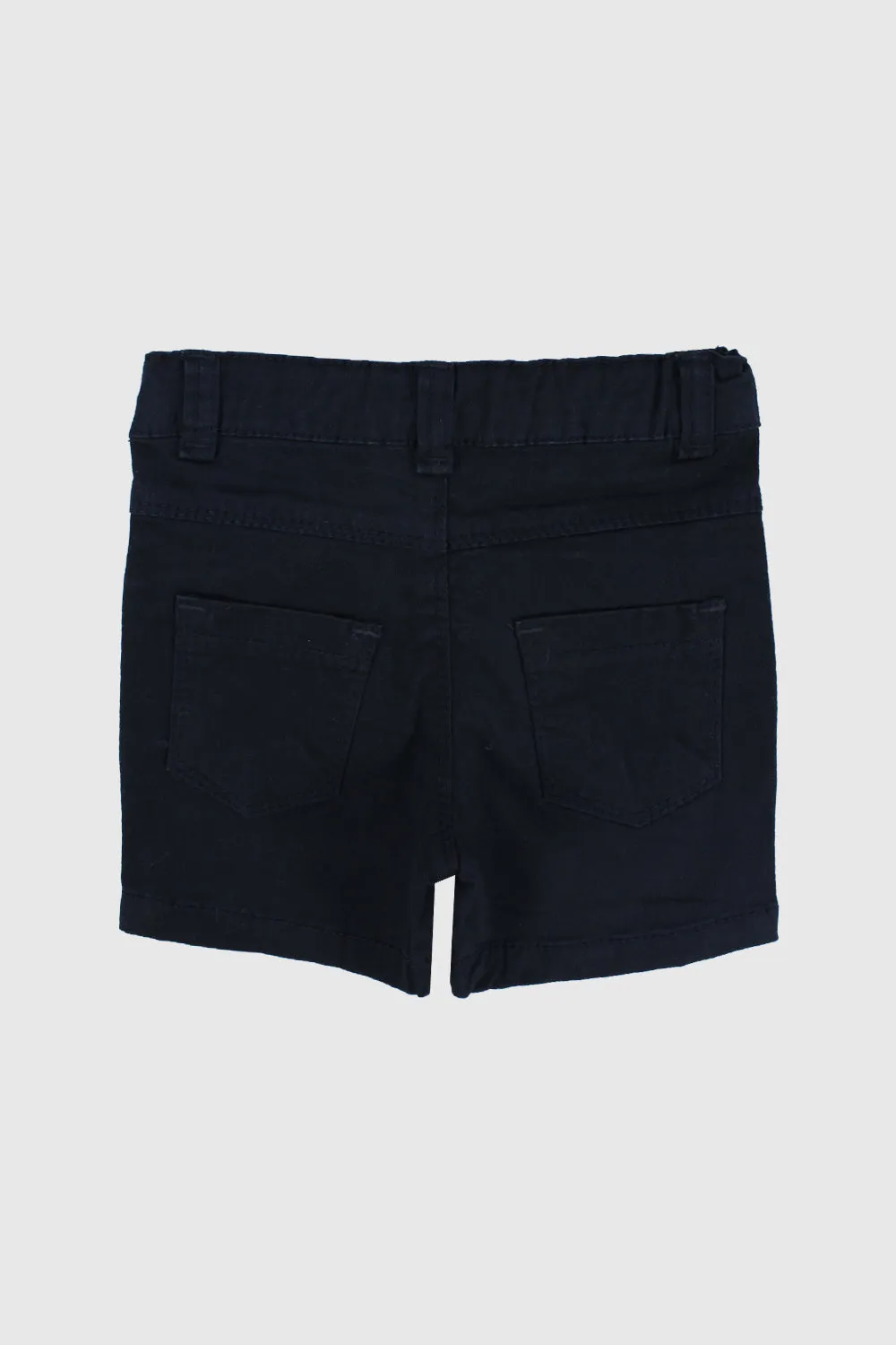 Unisex Navy Gabardine Shorts