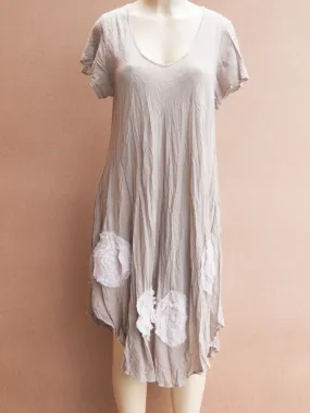 Wide Rose Cotton Dress