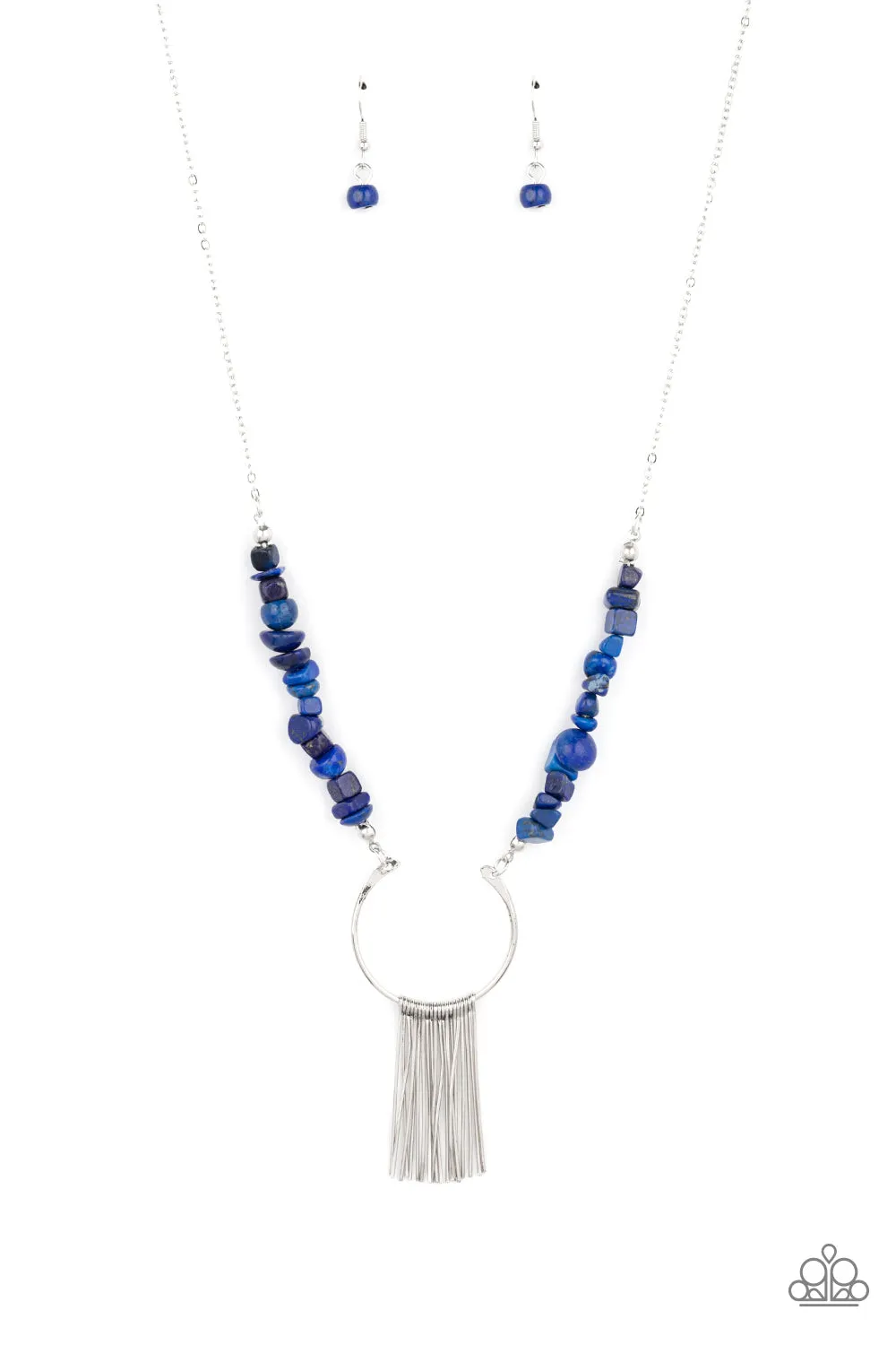 With Your ART and Soul - Blue - Paparazzi Necklace