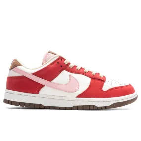 Women's Dunk Low PRM 'Bacon' - Sport Red/Sheen/Sail