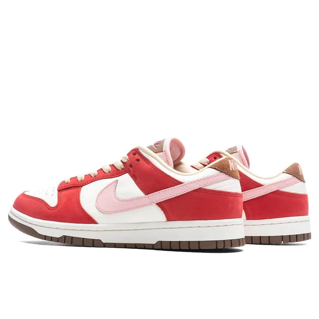 Women's Dunk Low PRM 'Bacon' - Sport Red/Sheen/Sail