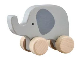 Wooden Animal Car - Elephant