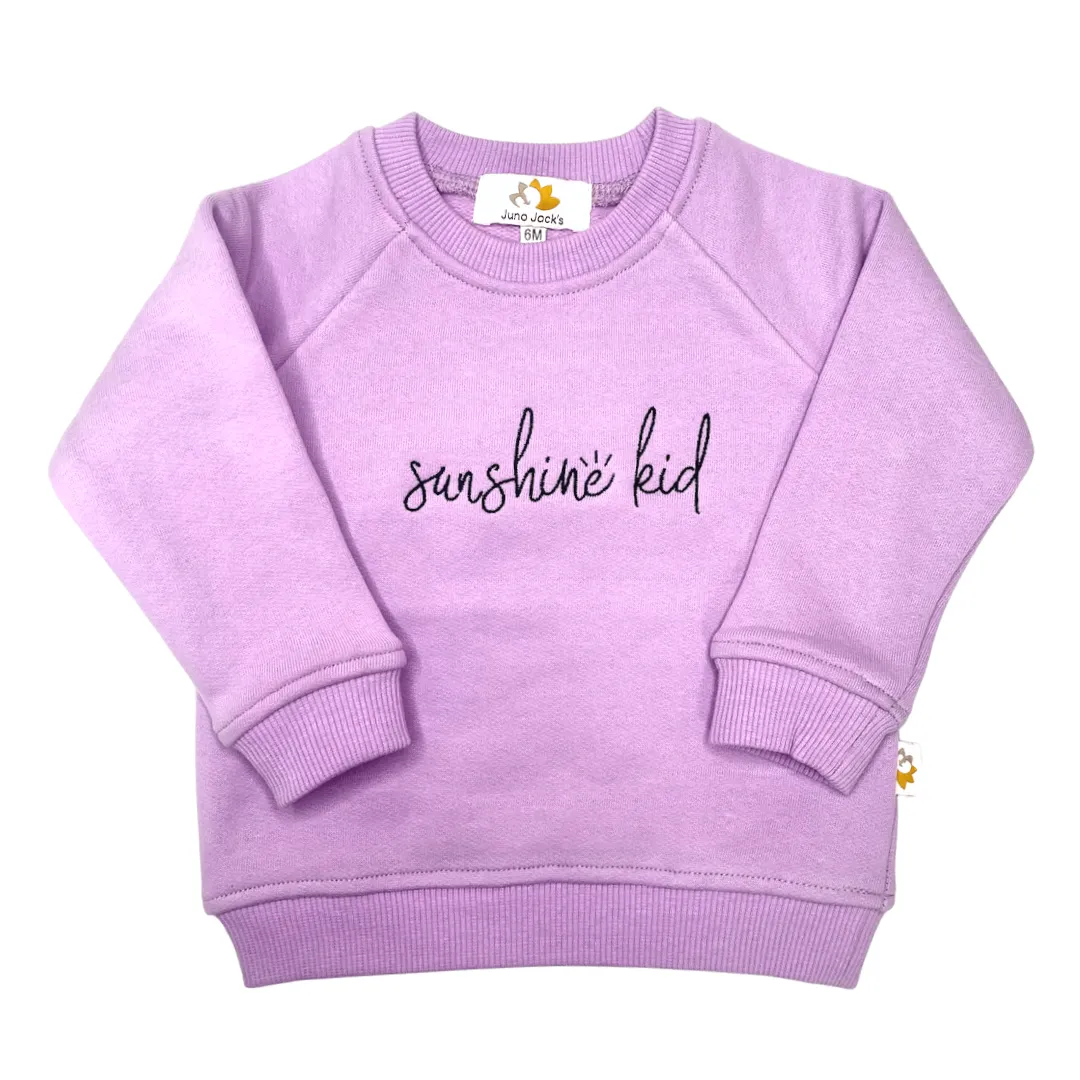 'You Are My Sunshine' Embroidered Breastfeeding Sweatshirt